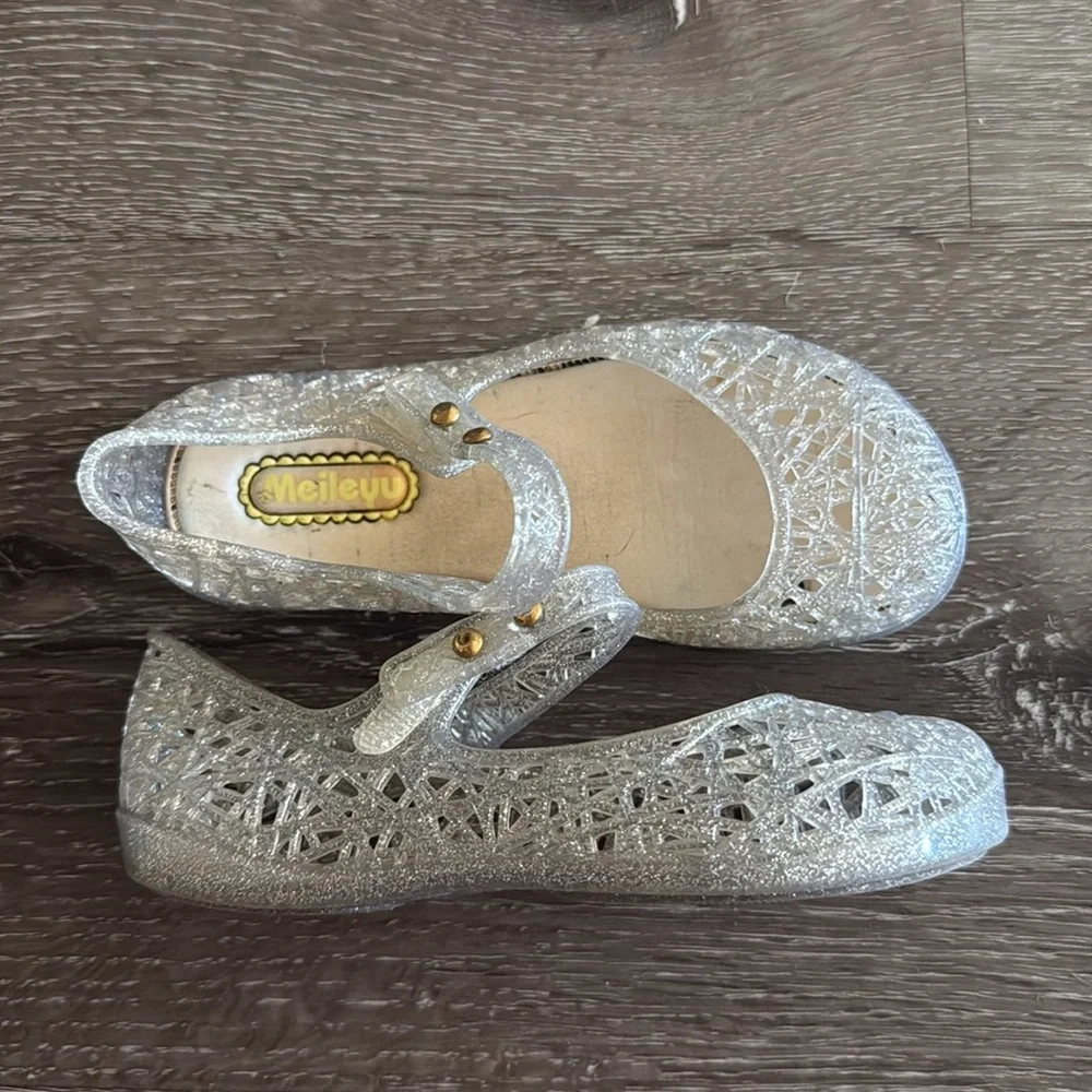 Little Girl jelly Mary Jane Shoe, size 8